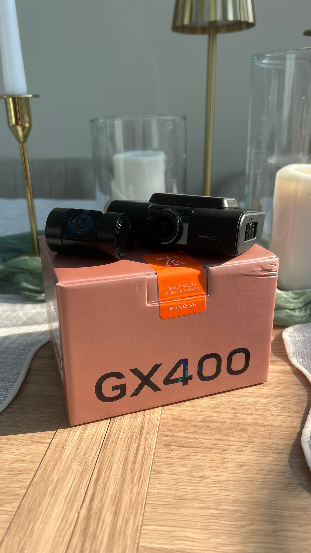 FineVu GX400 2K Dashcam with parking recording