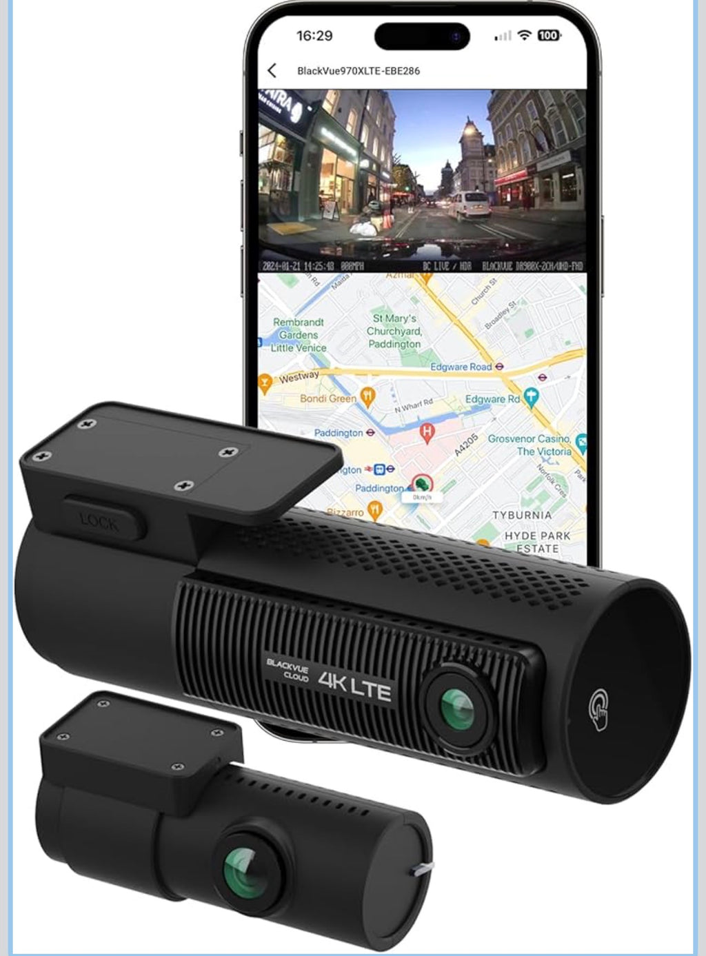 BlackVue DR970X LTE – 4K Dash Cam with Built-in 4G Connectivity